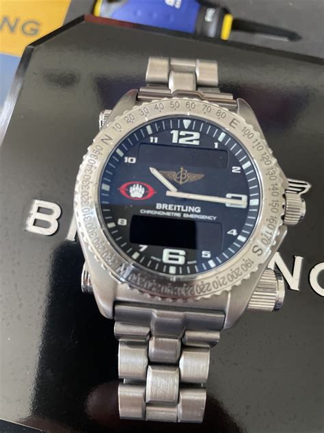 breitling emergency 1999|Breitling blackwater watch for sale.